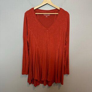 SOFT SURROUNDINGS swing tunic in rust size L